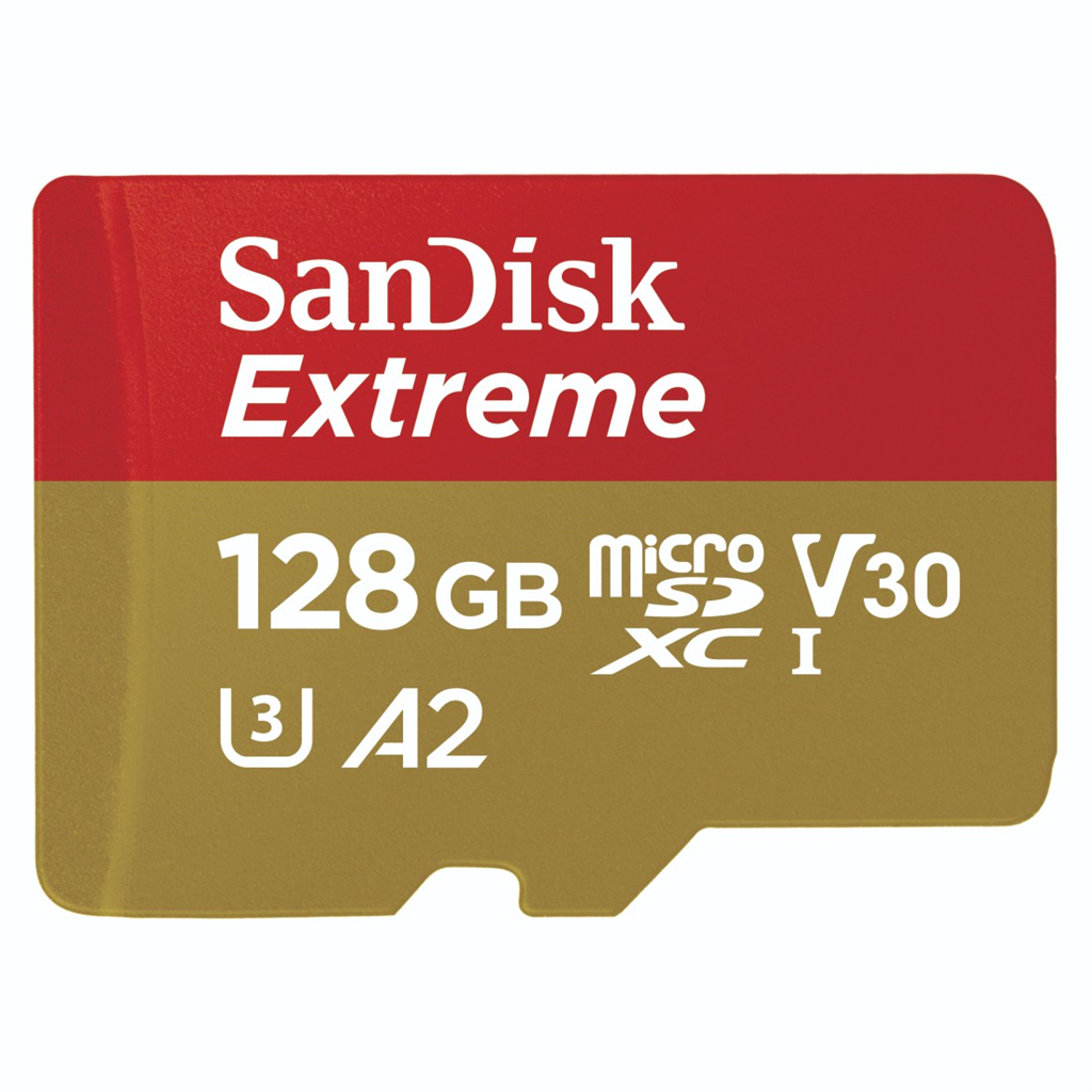 SanDisk 121583  Extreme microSDXC card for Mobile Gaming 128 GB 190 MB s and 90
