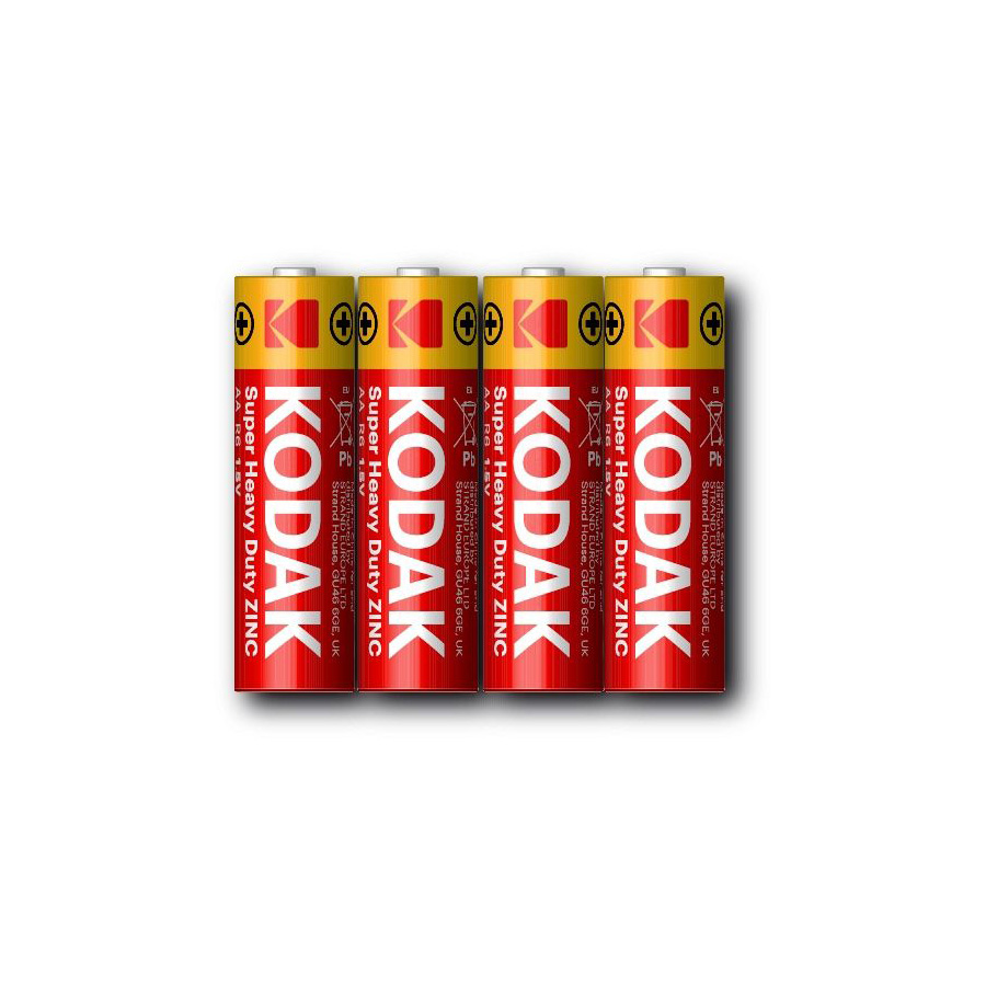 Kodak 227237  Heavy Duty zinko-chloridová batéria, AA, 4 ks, fólia