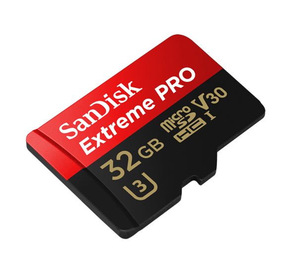 SanDisk 173427  Extreme Pro microSDHC 32 GB 100 MB s A1 Class 10 UHS-I V30, adap