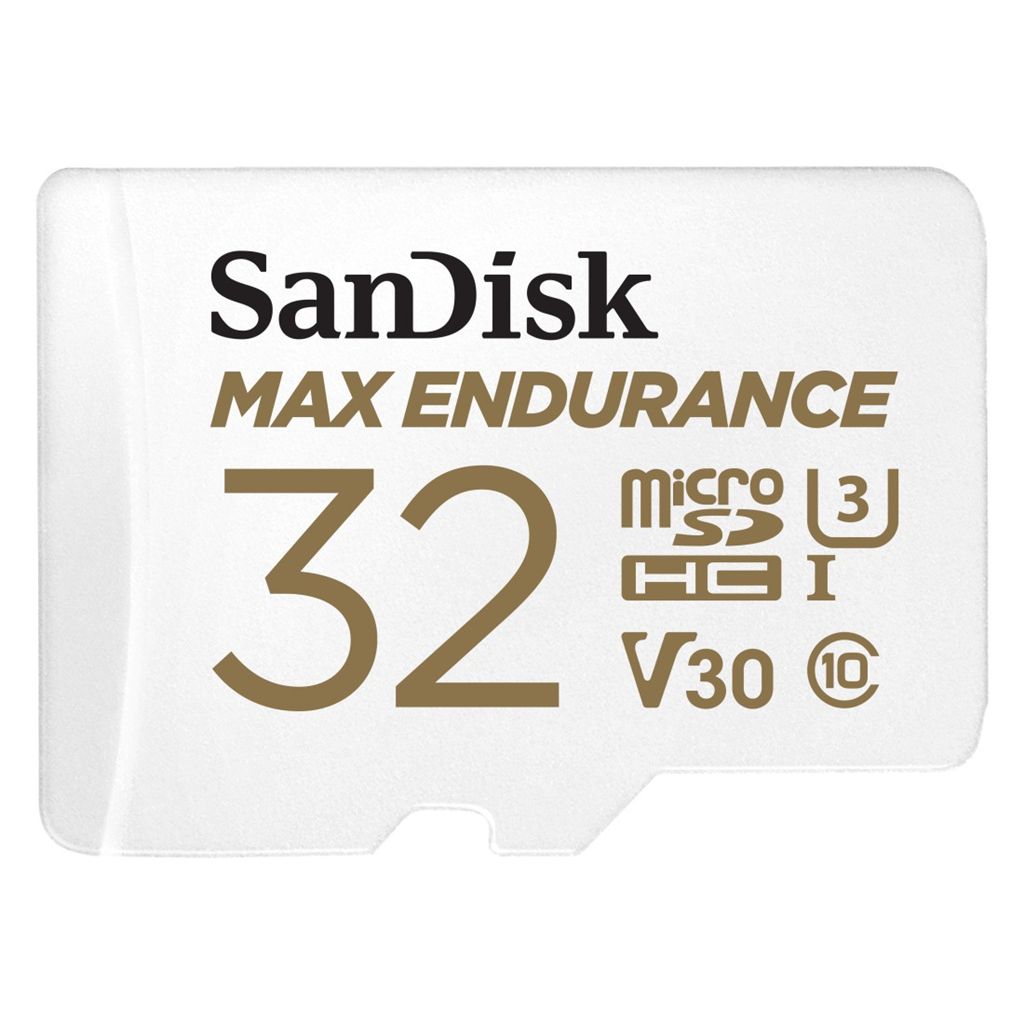 SanDisk 186472 ® MAX ENDURANCE microSDHC™ Card s adaptérem 32 GB