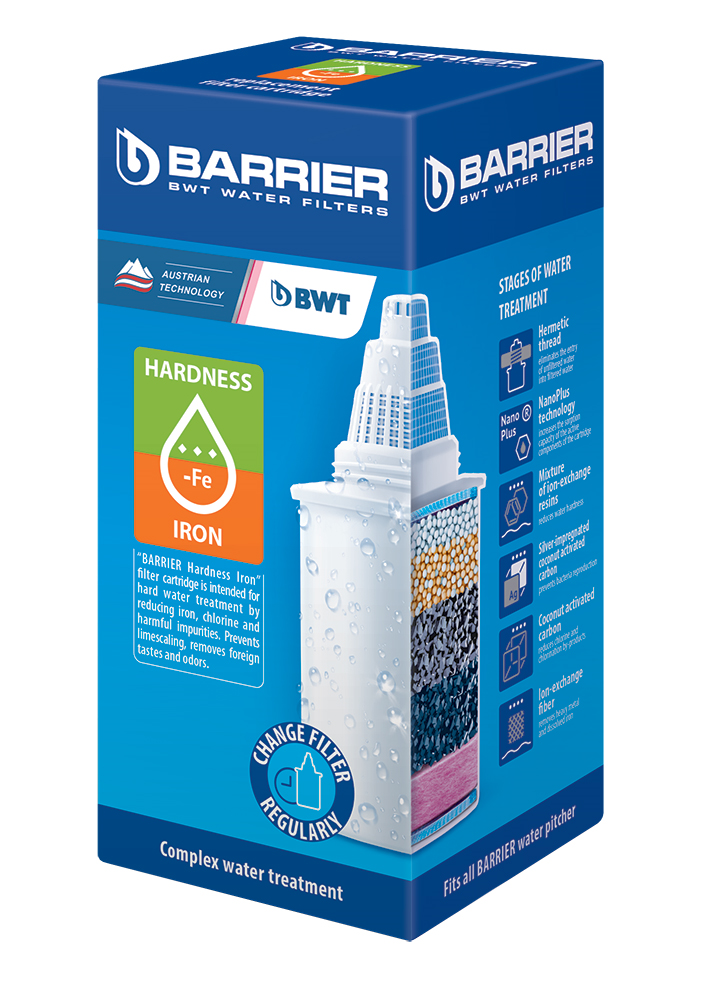 BARRIER 47003300  BWT Hardness+Iron, náhradná filtračná patróna pre tvrdú a žele