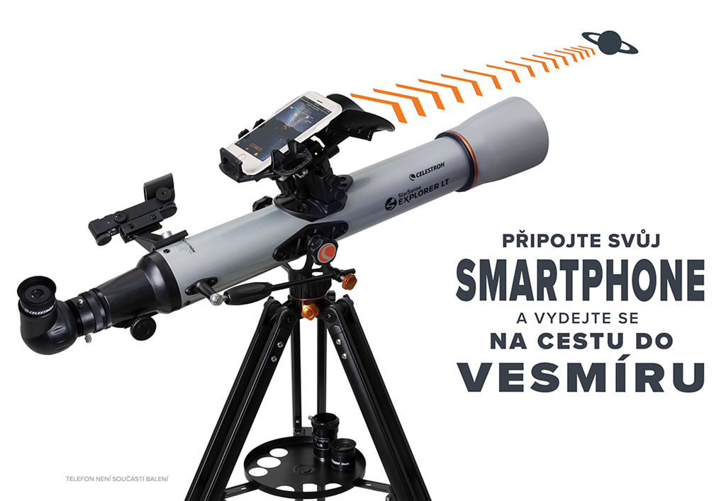 Celestron 28221000  StarSense Explorer LT 70 700 mm AZ teleskop šošovkový (22450