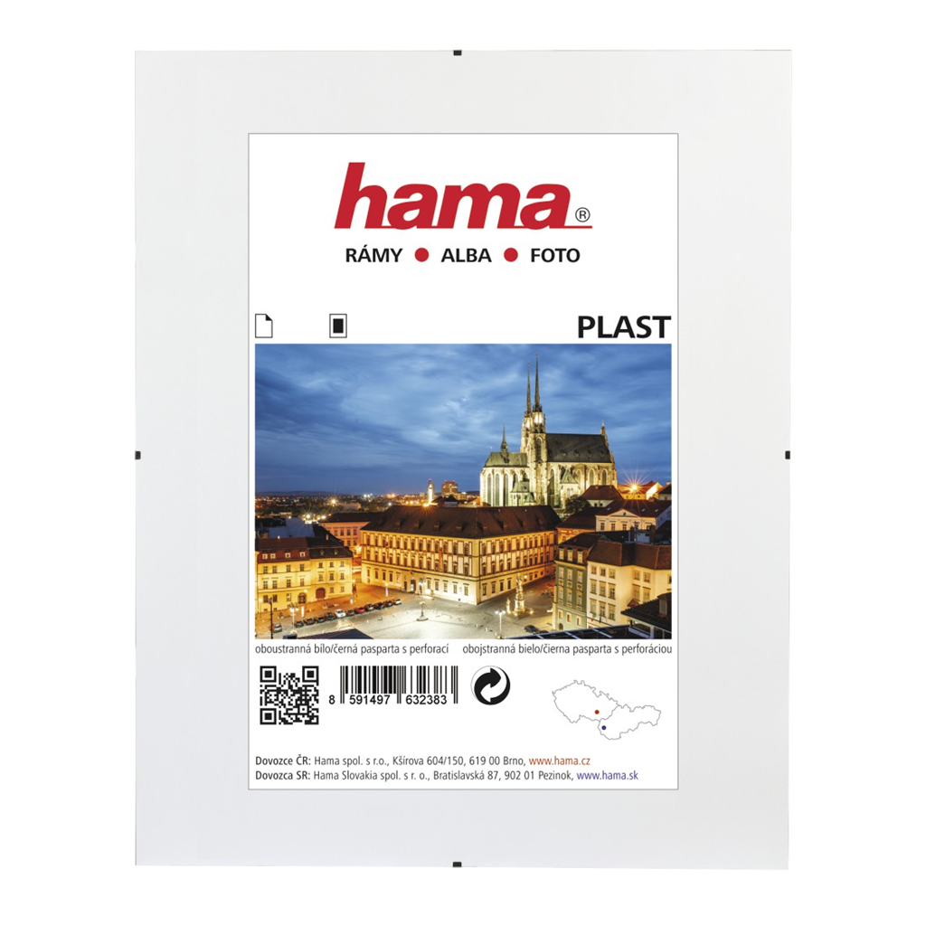 HAMA 67061600  Clip-Fix, plastové sklo, 60x84 cm