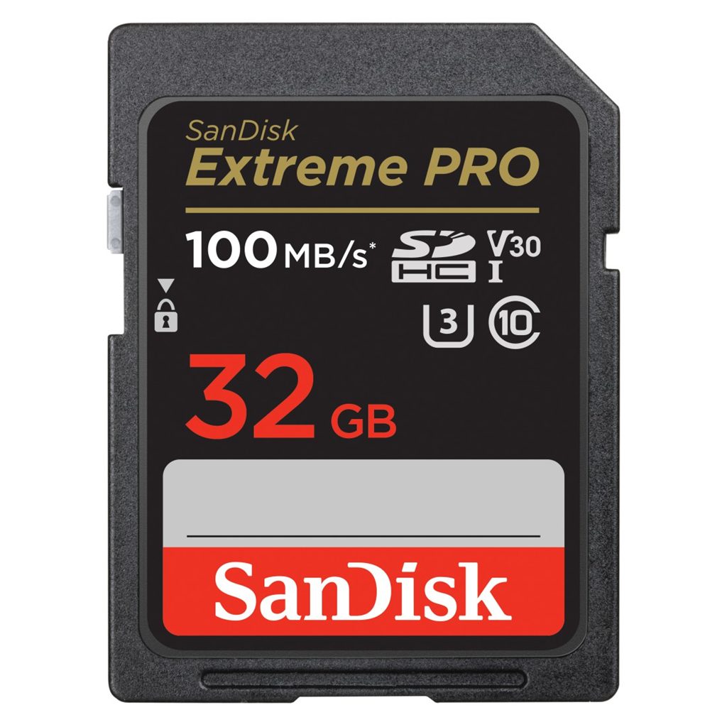 SanDisk 121594  Extreme PRO 32 GB SDHC Memory Card 100 MB s and 90 MB s, UHS-I,