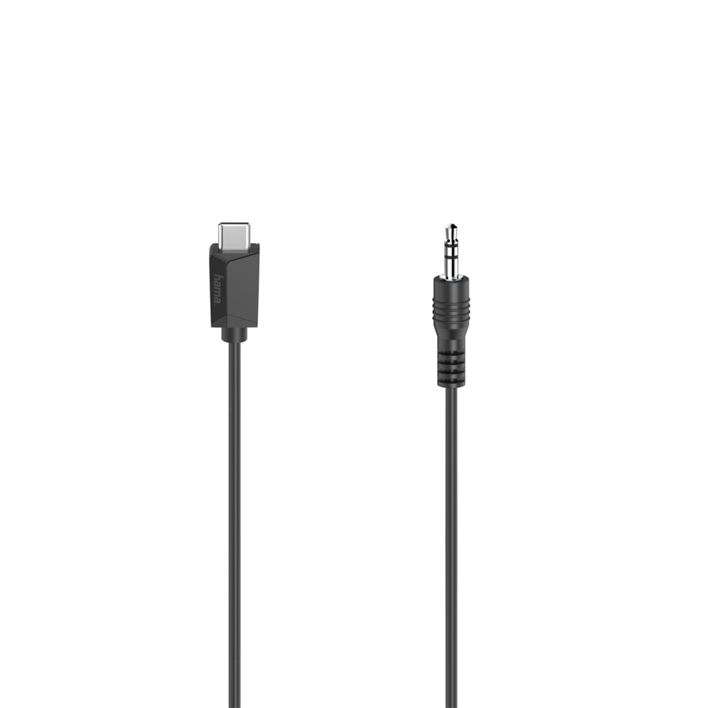 HAMA 200729  audio adaptérový kábel USB-C na jack 3,5 mm, aktívny, 0,75 m